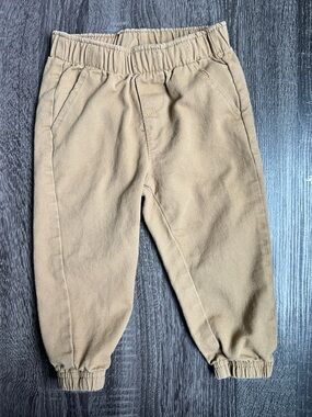 Baby Rebels Tan Jogger Pants | 18 Months Neutral Everyday Pants
